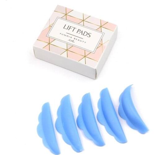 5 Pairs Silicone Eyelash Perm Pad Recyclable Lashes Rods Perm Pad Lifting New