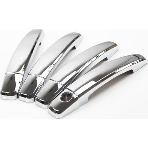 Chrome Door Handle Covers Trim Set For Citroen C3 Mk1 2002 2003 2004 2005 2006 2008 2009 Hatchback Pluriel Car Styling