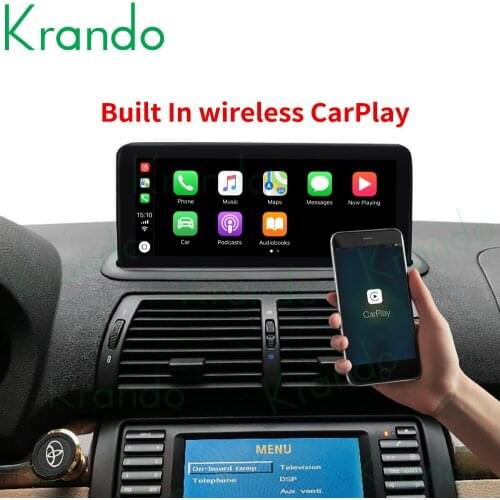 Krando Android 10.0 4G 64G 10.25'' Car Navi Auto Audio for BMW E53 X5 1998-2006 Radio Multimedia Wireless Carplay