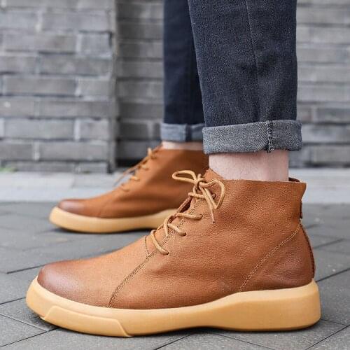 Casuales hot on sports fashion cuero informales boty shoe 2020 Mens dress leather mens western hombre slip sapatos coturno man