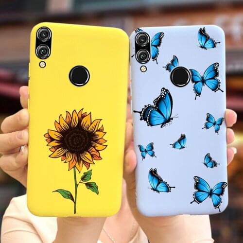 6.5'' For Huawei Honor 8X Case Soft Silicone Fundas Colorful Flowers Phone Cases For Honor 8X 8 X Honor8X Back Cover Full Bumper