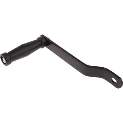 Black Marine Boat Trailer Windlass Tough Comfort Grip Winch Steel Handle