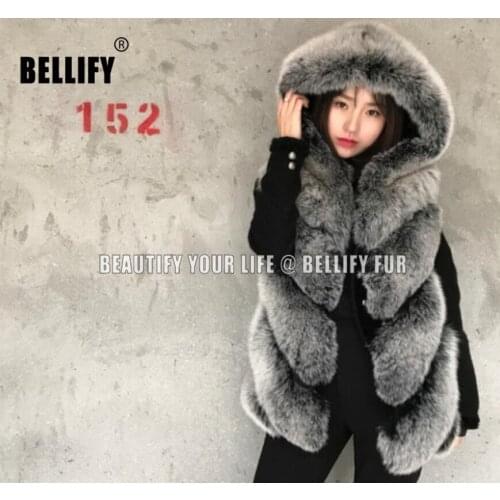 European Amazing Paris Collections Fluffy beautiful frosted fox fur hooded vests , BRAND FUR BOUTIQUE SUPPLIER