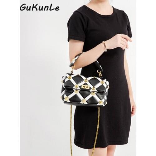 GuKunLe Women's White Bags