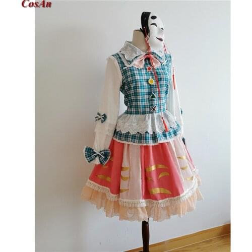 Game Touhou Project Hata No Kokoro Cosplay Costume Gorgeous Unform Skirt Activity Party Role Play Clothing High-End Custom-Make