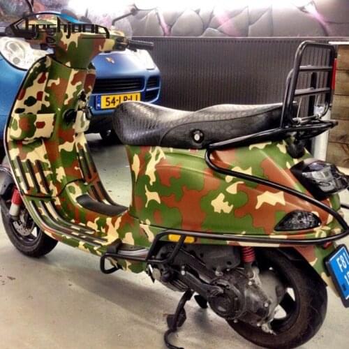 Cheshjong Camouflage Camo Air Drain Vinyl Car Wrap Sticker Bonnet Hood Boat Laptop Covering 30cm 40cm 50cm 58cm