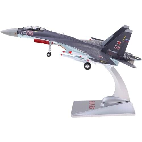 1:72 Sukhoi Su-35 Flanker-E Aircraft Model Diecast Military Aeroplane Collection Art Crafts