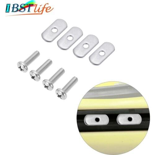 Stainless Steel 316 Kayak Rail Track Screws Track Nuts Hardware Kayak Mounting Replacement Kit Boat Outdoor Tool Accessories
