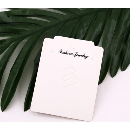 Wholesale 6*7.8cm 100PCS/lot Necklace Earrings Display Card Hair Accessories Paper Packaging Cards Hanger Tags