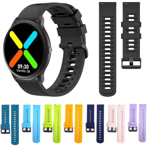 22mm Silicone Sport band For imilab kw66 Wrist Strap Replaceable Accessories Bracelet watchbands ремешок Correa