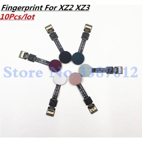 10Pcs Fingerprint Sensor Scanner Touch ID Connect Flex Cable Replacement For Sony Xperia XZ2 Compact XZ2 XZ2P XZ3 XZ2 Premium