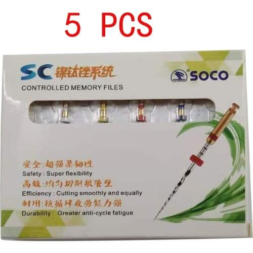 Dental Endodontic Intruments SOCO SC SC-PRO Endo Rotary Files Super Root Canal Niti Memory Engine Use