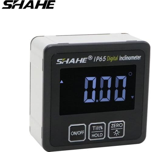 Shahe new digital protractor Magnetic Digital Inclinometer Level Box Gauge Angle Meter Finder Protractor Base angle gauge