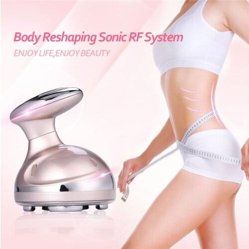 Ultrasonic Facial Body Slimming Massager RF Cavitation Therapy LED Photon Fat Removal Burner Skin Rejuvenation Weight Loss