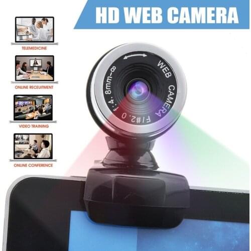 Seenda A860 USB Webcam Built-in Noise Reduction Microphone Smart Web Cam Camera for Desktop Laptops PC Game