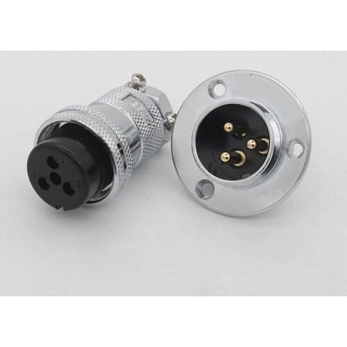 ZHQCN DF25 GX25 Metal Industrial 25M Circular Connector 2 3 4 5 6 7 8 10 12 Pin Waterproof Electrical Panel Aviation Connectors
