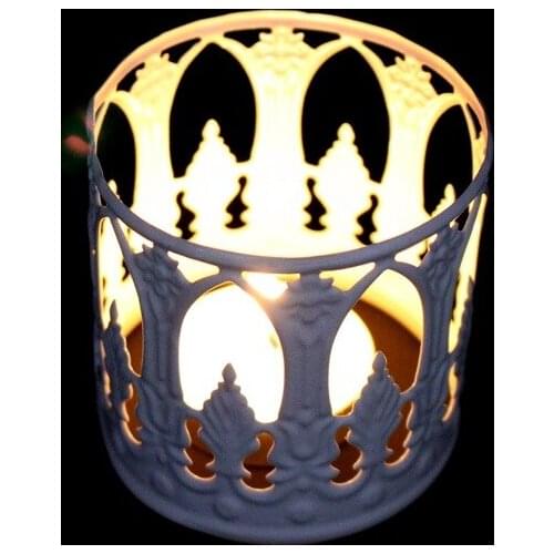 1PC Vintage Moroccan Christmas Candle Holder Iron Hollow Snowflake Tree Deer Home Party Decoration MK 029