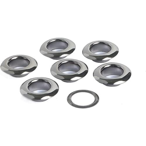 100sets 10mm Bright Black Arc Mushroom Elelets Brass Eyelets Scrapbooking Leathercraft Tarpaulin Belt Bag Garment Eyelets