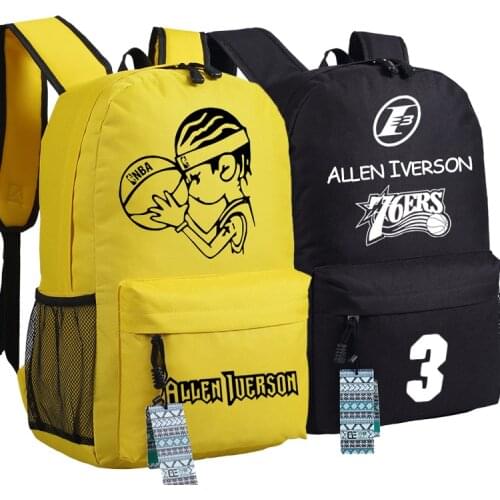 No. 3 Basket ball Fans Backpack Schoolbag Travel Students Bag Cospaly Gift Boys Girls