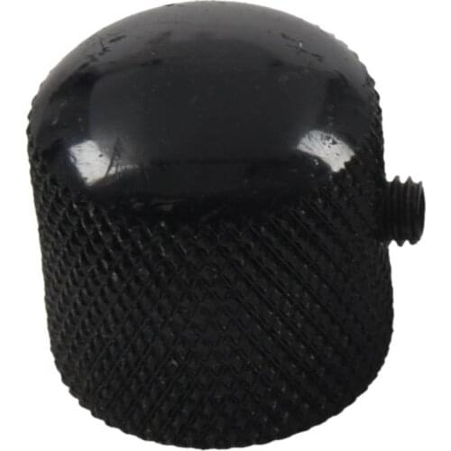 4pcs Guitar Dome Control Knobs for Fender Tele Replacement Black