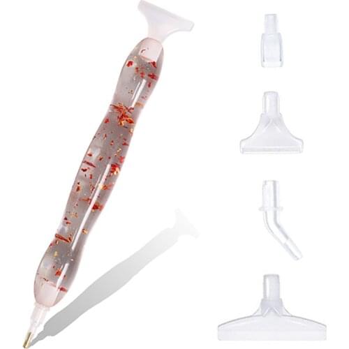 5D Resin Diamond Brush Resin Needle Punch Pen Cross Stitch DIY Diamond Nail Art Painting Accessories