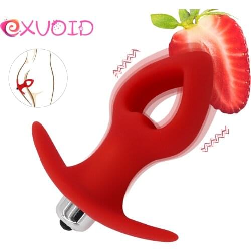 EXVOID Anal Vibrator Sex Toys for Men Prostate Massager Sex Shop Dildo Anal Beads Vibrator Silicone Butt Plug Adult Products
