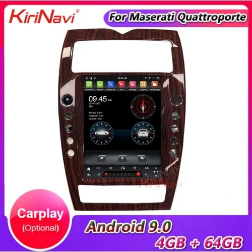 KiriNavi 12.1" Vertical Screen Tesla Style Android 9.0 Auto Radio For Maserati Quattroporte Car DVD Multimedia Player Stereo 4G