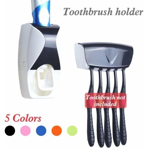 Automatic Toothpaste Holder Toothbrush Holder Squeezer Set Toothpaste Squeezer Things Bathroom Accessories Toothpaste Dispenser