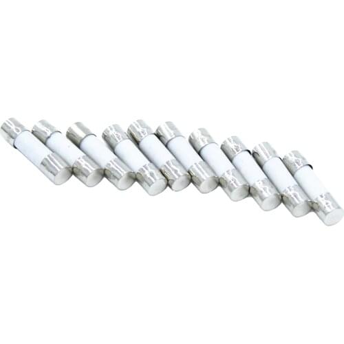 10Pcs 5*20mm Fast blow Ceramic Fuse 5x20mm 250V 0.1A 0.25A 0.5A 1A 1.5A 2A 2.5A 3A 3.15A 4A 5A 6A 6.3A 8A 10A 15A 16A 20A 25A30A