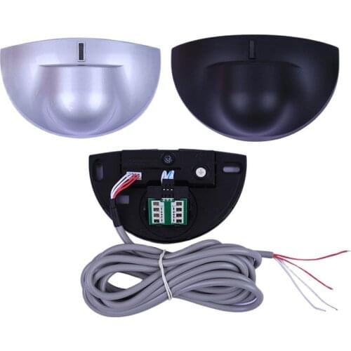 KINGJOIN Elevator sliding Glass door gate Accessories Microwave Motion Sensor 24.125GHz Black/Silver