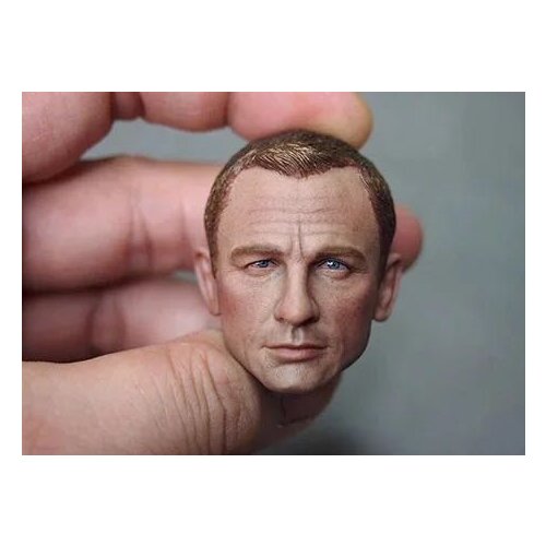 1/6 Scale Daniel Craig Head Sculpt for Skyfall 007 James Bond Diy Action Figures