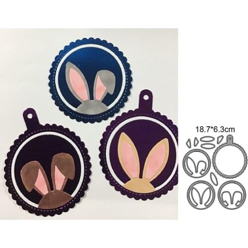 Craft dies Metal Cutting Dies cut dies Easter Eggs Rabbit Bunny Lace Basket Scrapbook dies Knife Mould Blade Punch Stencils dies