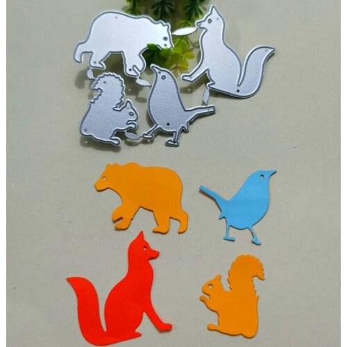 Various animals Metal Cutting Dies for DIY Scrapbooking Album Paper Cards Decorative Crafts Embossing Die Cuts