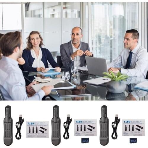 Mini Camera HD 1080P Build In 410mAh Battery Wireless Portable Video Recorder For Home Business And Meetings With TF Card