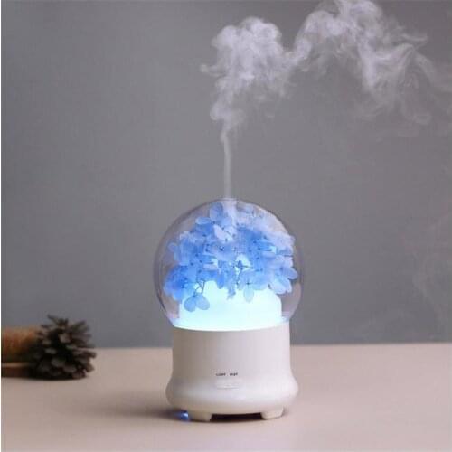 Mini Ultrasonic Humidifier Warm LED Light Aroma Diffuser Household Aromatherapy Essential Oil Diffuseur Air Purification