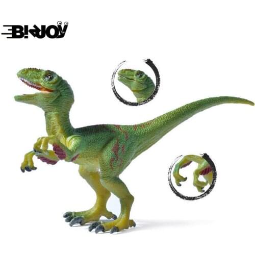 Velociraptor Dragon Model Simulation Dinosaur Beast Figure Educational Ancient Animal PVC Toy for Child Kids Decor Gift