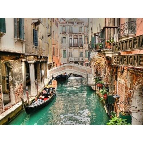 A6225 11CT/14CT/18CT/25CT/28CT oil scenery patterns Counted Cross Stitch DIY Cross Stitch Kits Embroidery Needlework Sets