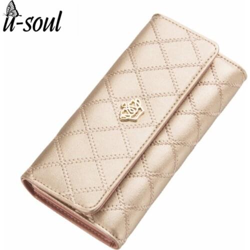 Fashion Women Wallets Good Quality PU Leather Wallets Fashion Purse Long Design Female Clutches Wallets Casual Purse ZCP233KK