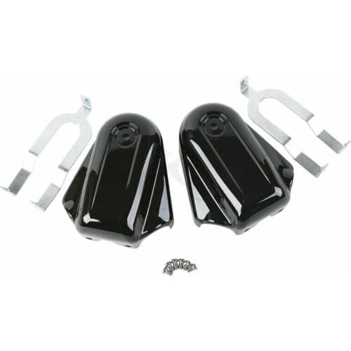 Motorcycle Bar Shield Rear Axle Covers For Harley Heritage Softail Deluxe FLST Slim Classic FLSTC FLSTN FLSTSB Night Train 08-17