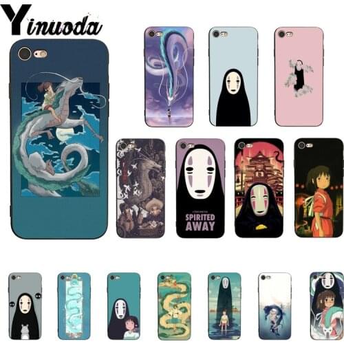 Yinuoda Cartoon Studio Ghibli Spirited Away Coque Shell Phone Case For iphone 12pro max 11 pro XS MAX 8 7 6 6S Plus X 5 5S SE XR