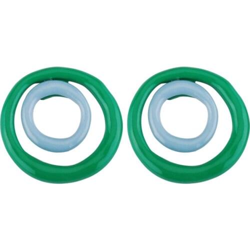 New Arrive Double Circle Earring for Women Romantic Stud Earring Drop Ear Ring Jewelry Brincos