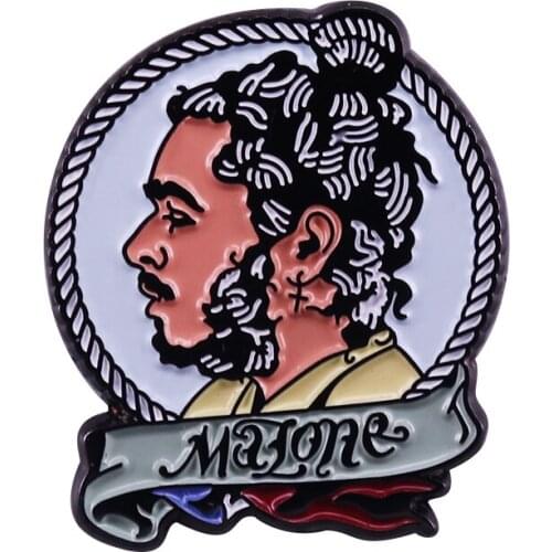 Post Malone aesthetic badge hipster Wow cool music fans collection