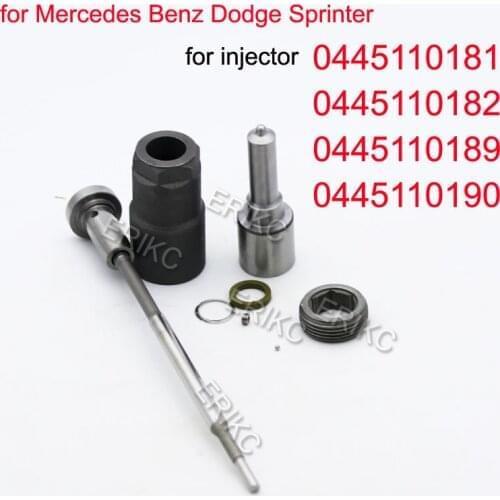Nozzle DSLA154P1320 Common Rail Injector Repair Kits Valve F 00V C01 051 For Mercedes Benz: 611 070 16 87 0445110190
