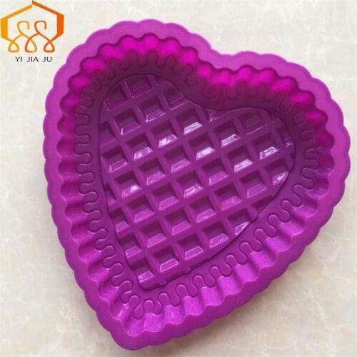 DIY Single Baking Tools Classic Love Heart Shaped Silicone Baking Pan Birthday Cake Mold Celebration Party Valentines Day Gifts