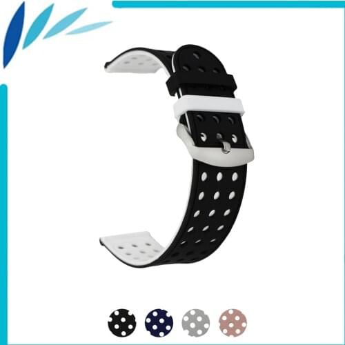 Silicone Rubber Watch Band 20m 22mm for Amazfit Huami Xiaomi Smart Watchband Strap Belt Wrist Loop Bracelet Black Green Red Pink