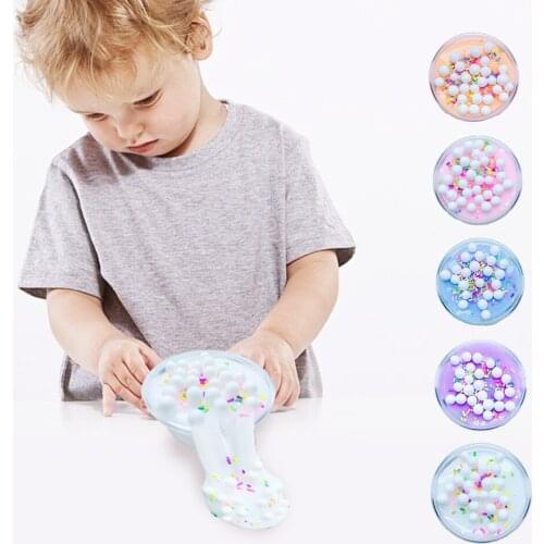 60ml Slime Toys Fluffy Ice Cream Color Mixing Cloud Scented Stress Kids Modeling Clay Toy For Kids Children Antistress