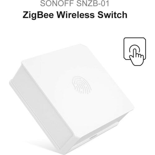 Sonoff-snzb-0-zigbee Wireless Switch Smart Home Remotely Control Mini Tou Wireless Mini Switch Smart Home Control Support Ifttt