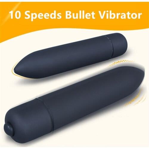 10 Speed Bullet Vibrator Dildo Anal Butt Plug AV Stick G-spot Clitoris Stimulator Mini Sex Toys for Women Male Pocket Maturbator