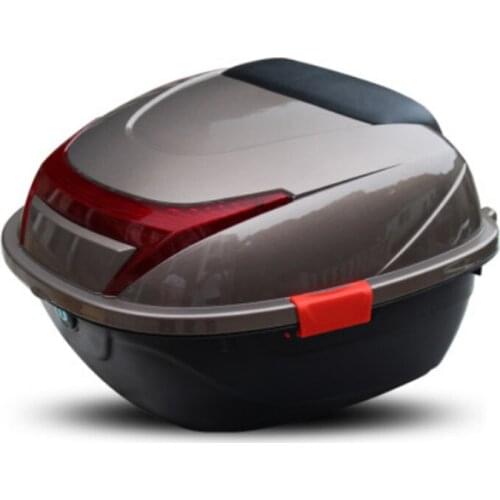 Motorcycle tailbox electric car battery scooter trunk universal double buckle large storage box toolbox CD50 Q06