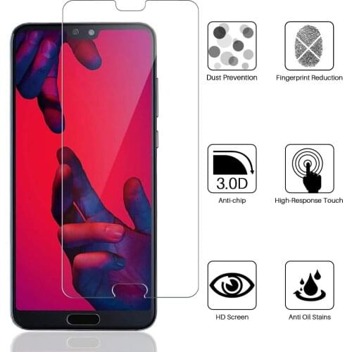 Tempered Glass For Huawei P20 Pro Case 9H 2.5D Film Explosion-proof Clear Screen Protector Phone Cover